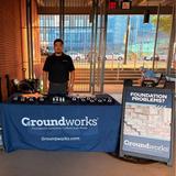 Groundworks employee at a Hartford Yard Goats game