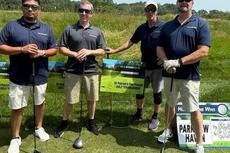 Groundworks New Haven employees participating in the 2025 Shamrock Open
