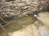leaking fieldstone foundation basement