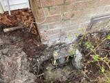push pier installed under a chimney