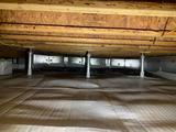 support jacks installed in a crawl space