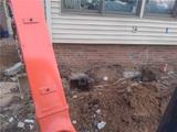 push piers installed under a house