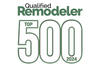 Qualified Remodeler Top 500 2024" text in bold, green and black font.