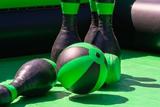 inflatable bowling pins and ball