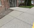 image of uneven concrete at retirement facility from Trip Hazard Elimination at Retirement Facility