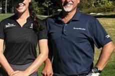 Two Groundworks Boston members at Make a Wish Golf sponsorship event