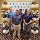 Five Groundworks Houston team members at 2025 sponsorship of the BBB Awards for Excellence