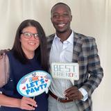 Two Groundworks team members at the Memphis & Shelby County Humane Society Paw Print Party sponsorship