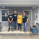 Groundworks' Central Pennsylvania team volunteering for Habitat for Humanity