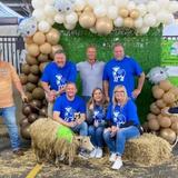 teammates from Groundworks' Pittsburgh branch, formerly Baker's Waterproofing, at the 2024 Running of the Wools