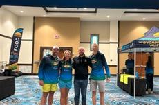 staff members of Groundworks' Central Pennsylvania branch, formerly Baker's Waterproofing, at the Wyoming Valley Run and Expo