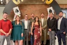 Groundworks Wichita team at Derby Chamber of Commerce Casino Night sponsorship event