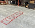 image of concrete floor with voided area painted on before void fill from Groundworks