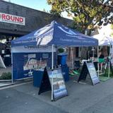Groundworks Fairfield booth at the 2025 Lafayette Art & Wine Festival
