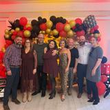 Group of Groundworks crew at Vegas Night sponsorship event for Children's Home Society of West Virginia