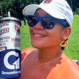 Groundworks crew member at sponsorship event