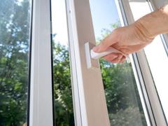 image of window being closed