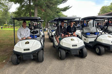 Groundworks Grand Rapids team golfing in outing