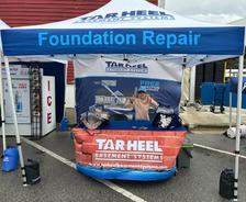 Tar Heel Basement Systems (now Groundworks Wilmington) tent at the 67th Annual Big Rock Blue Marlin Tournament