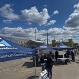 a view of the Roll'N Out Food Truck Festival in Grand Rapids