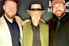 Three Groundworks crew members nicely dressed at Night of Detroit Stars Covenant House sponsorship event 2026