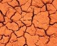 image of drought affected clay soil