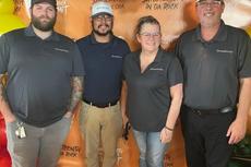 Groundworks employees at Juneteenth In Da Rock