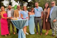 employees from Groundworks' Wilmington branch standing together at the 2026 Tee Up for Success Gala & Golf Tournament