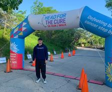 Ohio Basement Authority teammate at the 10th Annual Head for the Cure 5K