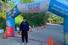 Ohio Basement Authority teammate at the 10th Annual Head for the Cure 5K
