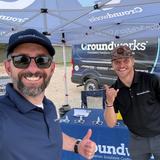 Groundworks Bozeman employees stand at a company booth at the Big Sky Country State Fair