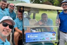 Groundworks crew at sponsorship event at the 2026 First Tee Golf Classic