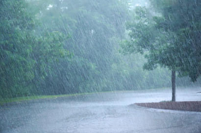heavy rain