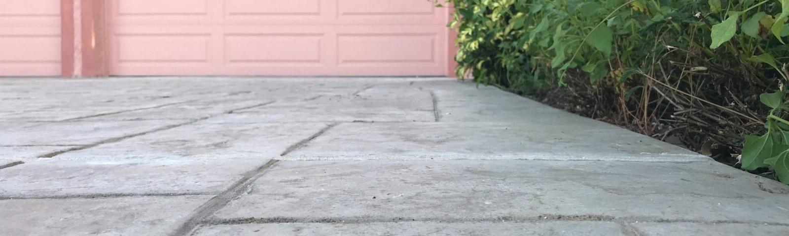 driveway after concrete lifting