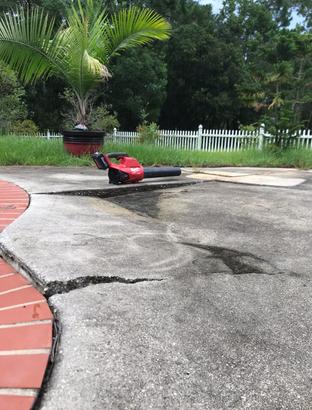 cracking, uneven pool deck