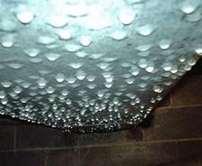 Condensation on crawl space HVAC duct