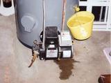 basement water heater leak