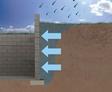 3D rendering of wall failure
