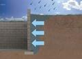 3D rendering of wall failure