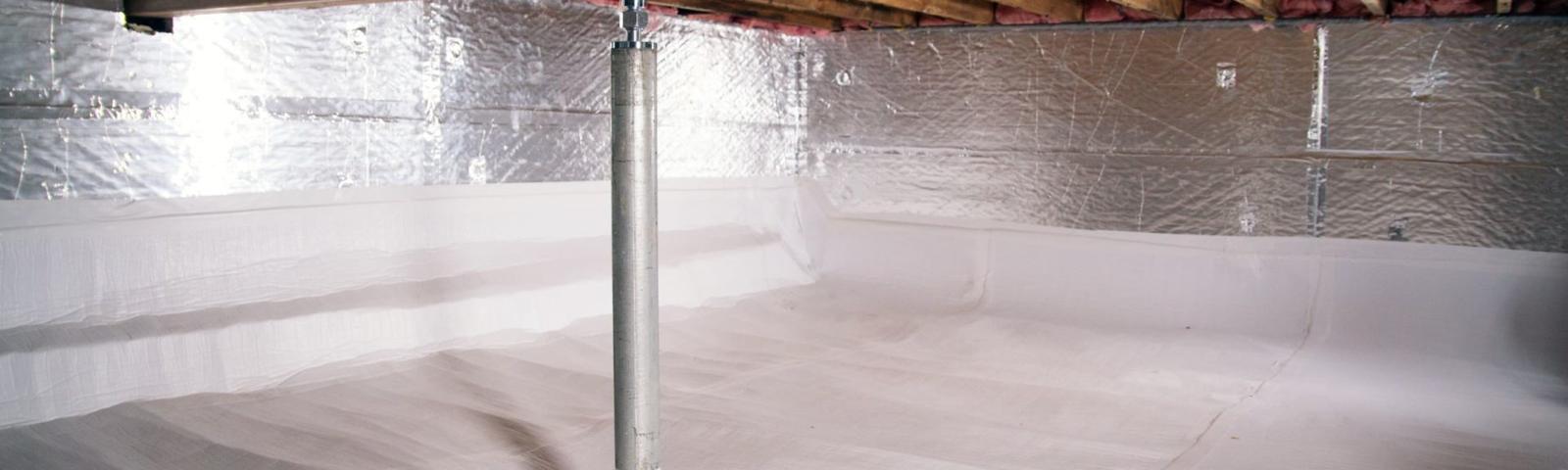 Encapsulated Crawlspace with Intellijack