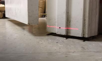 sagging floors in interior of home