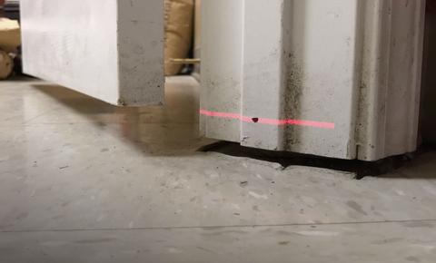 sagging floors in interior of home