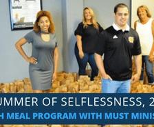 Team members at summer of selflessness