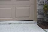 before concrete lifting sinking driveway