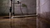faulty sump pump in wet basement