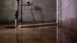 faulty sump pump in wet basement