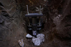 Close up of foundation piers
