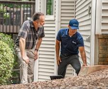 AquaGuard Certified Field Inspector with Homeowner
