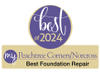 Best of 2024" award for Best Foundation Repair and Basement Waterproofing in Peachtree Corners/Norcross.