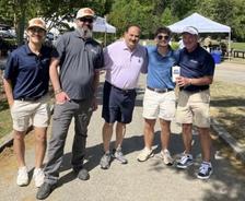 AquaGuard employees stand together at the Kennesaw Business Association’s 5th Annual General Golf Tournament